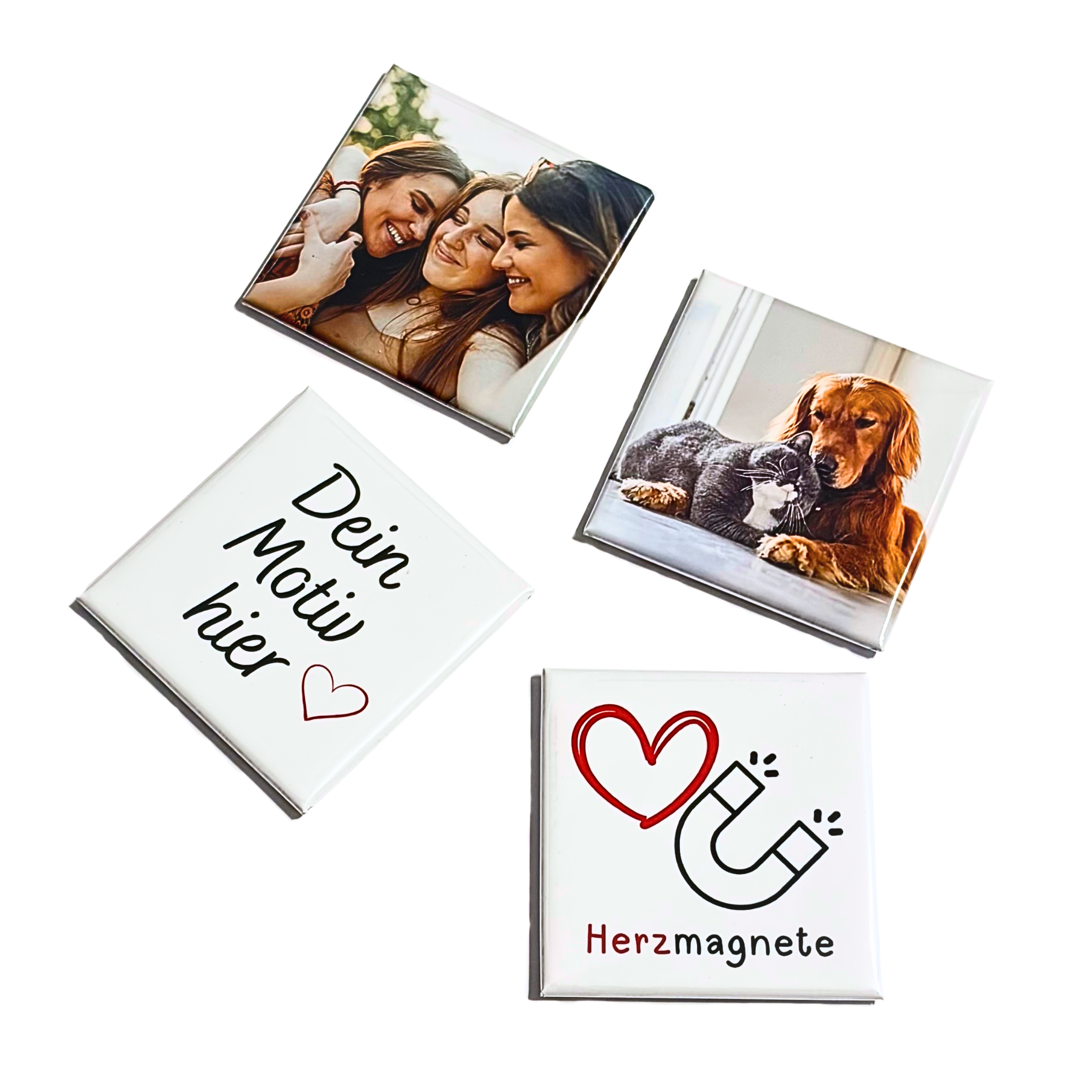 4er Set Fotomagnete