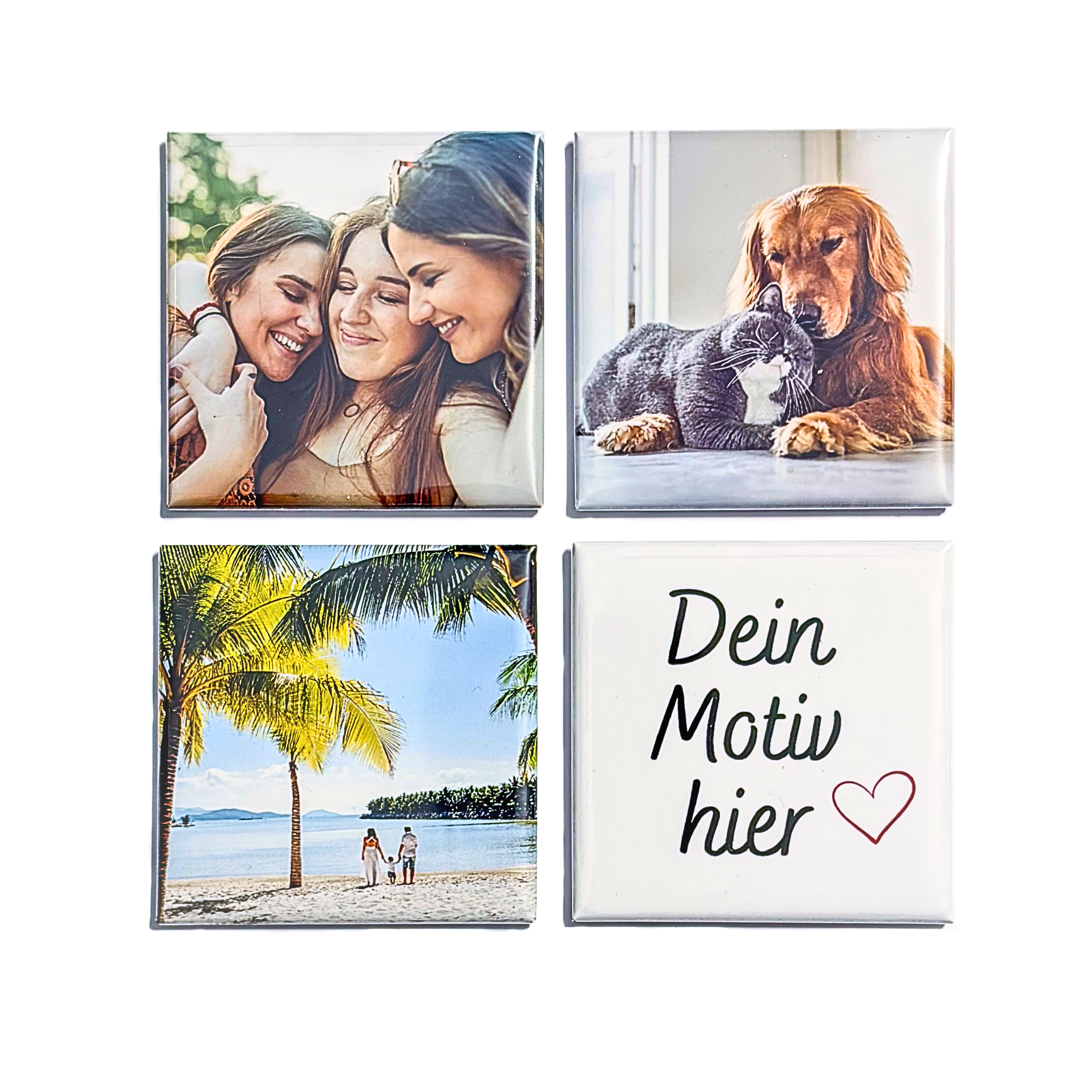 4er Set Fotomagnete